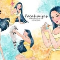 Kit Digital Pocahontas Disney