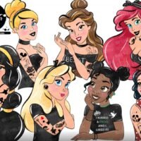 Kit Digital Princesas do Rock Disney