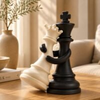 King Queen Chess Sculpture 159211355