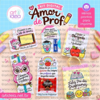 Kit Digital Amor de Prof Dia dos Professores