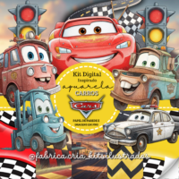 Kit Digital Carros Festa Infantil
