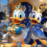 Kit Digital Disney Realeza Azul
