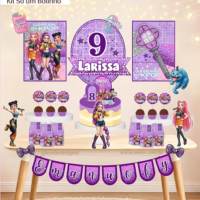 Kit Digital Festa Só Um Bolinho Guerreiras do K Pop