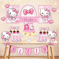 Kit Digital Festa Só Um Bolinho Hello Kitty Rosa