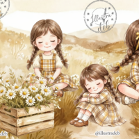 Kit Digital Flower Girl 2