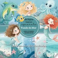 Kit Digital Fundo do Mar Festa Infantil 7624