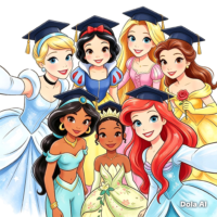 Kit Digital Princesas Disney Formatura