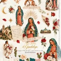 Nossa Senhora Kit Ilustrações de Guadalupe 2