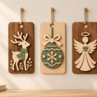 Layered Christmas Gift Tags Stl 160930582