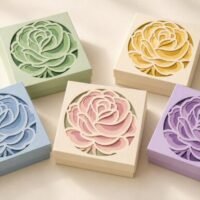 Layered Rose Box Template SVG 160540149