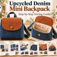 Mini Backpack Sewing Pattern 160827479