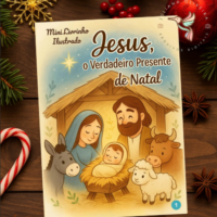 Mini Livrinho Ilustrado de Natal
