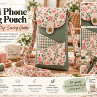 Mini Phone Sling Pouch Sewing 160989315