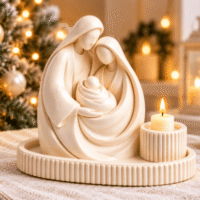 Minimalist Ivory Nativity 3D Stl 161012644