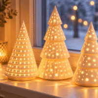 Perforated Christmas Tree Trio Stl 161126209