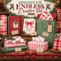 Preppy Christmas Seamless Pattern 157508698