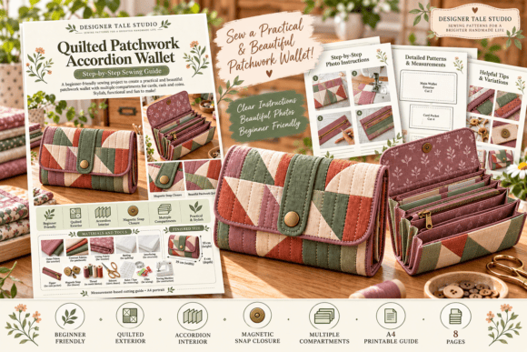 Quilted-Accordion-Wallet-Sewing-Pattern-161068262 Quilted Accordion Wallet Sewing Pattern 161068262 - Imagem 1