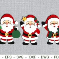 Santa Claus Christmas SVG Bundle 160904908