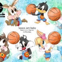 Kit Digital Space Jam Baby