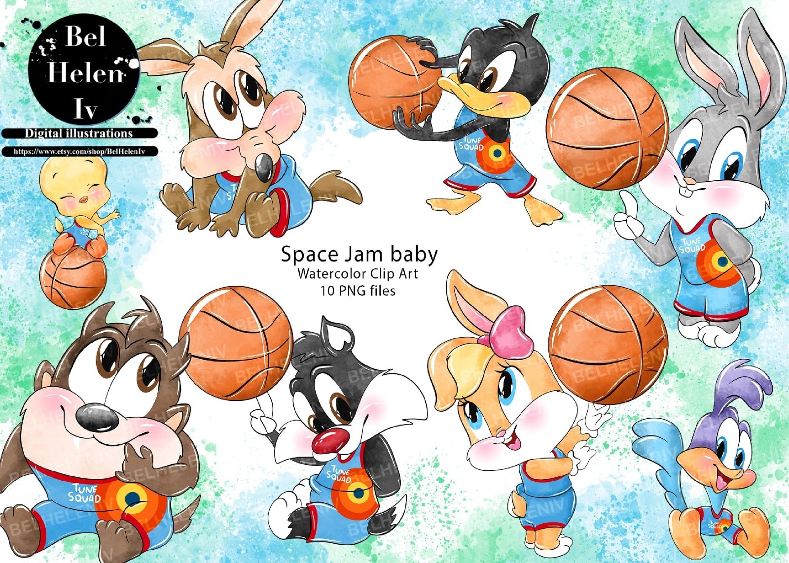 Space-jam-Baby-1 Kit Digital Space Jam Baby - Imagem 1