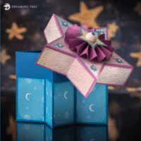 Stellar Star Gift Box SVG 129153617