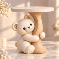 Teddy Bear Side Table Stl 160710034