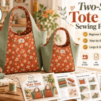 Tote Bag Sewing Pattern 160476798