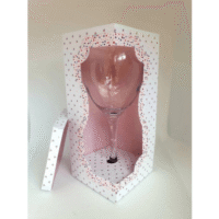 Wine Glass Gift Box SVG 69085929