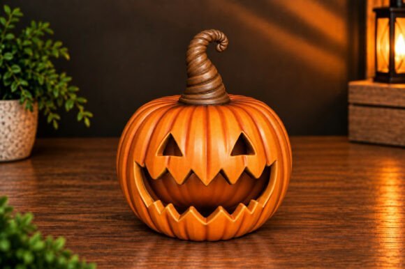 Witch-Hat-Pumpkin-Decor-STL-157781336 Witch Hat Pumpkin Decor Stl 157781336 - Imagem 1