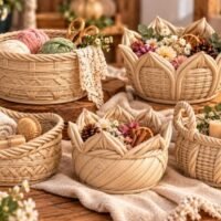 Woven Storage Baskets Stl Set 159071037