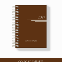 Agenda Empresarial 02 Marrom