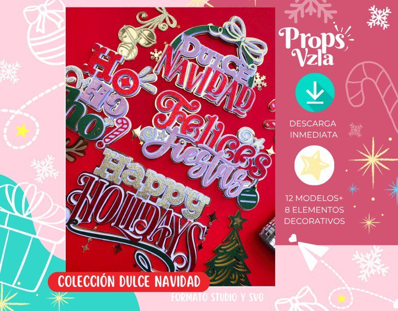 arquivo-de-corte-topo-de-bolo-12027-colecao-doce-natal Arquivo de Corte Topo de Bolo 12027 Coleção Doce Natal - Imagem 1