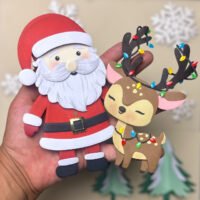 Arquivo de Corte Topo de Bolo 17055 Natal 12