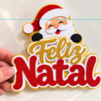 Arquivo de Corte Topo de Bolo 27865 Feliz Natal 2