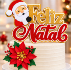 arquivo-de-corte-topo-de-bolo-43703-FELIZ-NATAL-modelo-4 Arquivo de Corte Topo de Bolo 43703 Feliz Natal 4 - Imagem 1