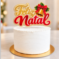 Arquivo de Corte Topo de Bolo 51622 Feliz Natal 5