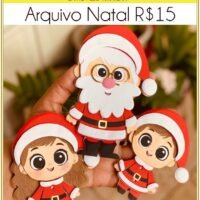 Arquivo de Corte Topo de Bolo 53759 Natal 28