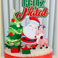 Arquivo de Corte Topo de Bolo 55142 Natal 85