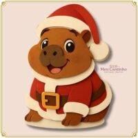 Arquivo de Corte Topo de Bolo 56650 Natal Capibara 17