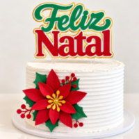 Arquivo de Corte Topo de Bolo 59541 Feliz Natal 6