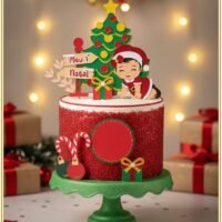 Arquivo de Corte Topo de Bolo 60924 Natal 63