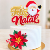 Arquivo de Corte Topo de Bolo 67460 Feliz Natal 7