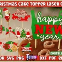 Arquivo de Corte Topo de Bolo 69597 Natal 30