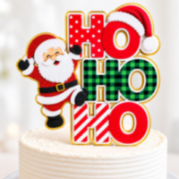 Arquivo de Corte Topo de Bolo 75379 Ho Ho Ho 8