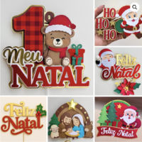 Arquivo de Corte Topo de Bolo 75379 Natal 8