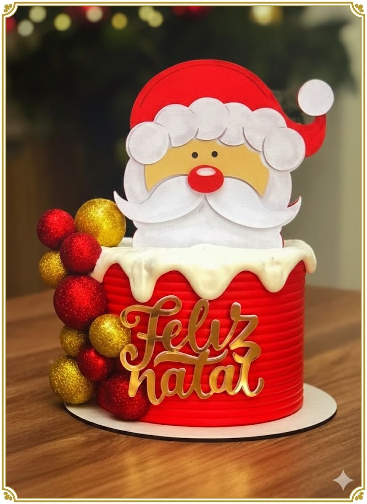 arquivo-de-corte-topo-de-bolo-92600-NATAL-modelo-67 Arquivo de Corte Topo de Bolo 92600 Natal 67 - Imagem 1