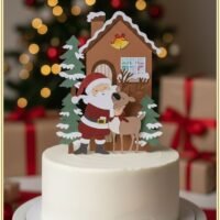 Arquivo de Corte Topo de Bolo 98382 Natal 45