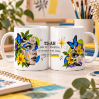Arte para Caneca Tdah — Caos