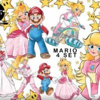 Kit Digital Super Mario Quarelado