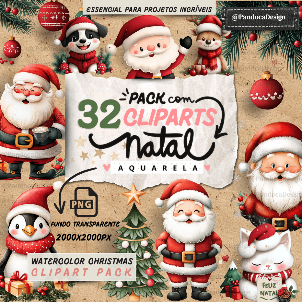 PACK1_Natal_aquarela